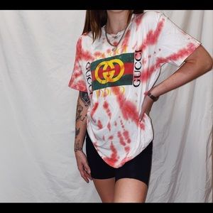 GUCCI PRINT TYE DYE TEE